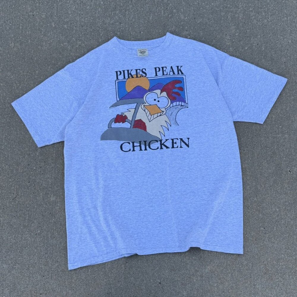 Vintage Prairie Mountain Pikes Peak Chicken T-Shirt